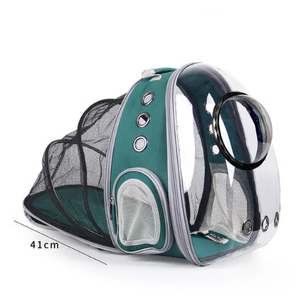 High Quality Travel Portable Transport Bag Space Capsule Transparent Bubble Expandable Pet Backpack Carrier For Cat Dog